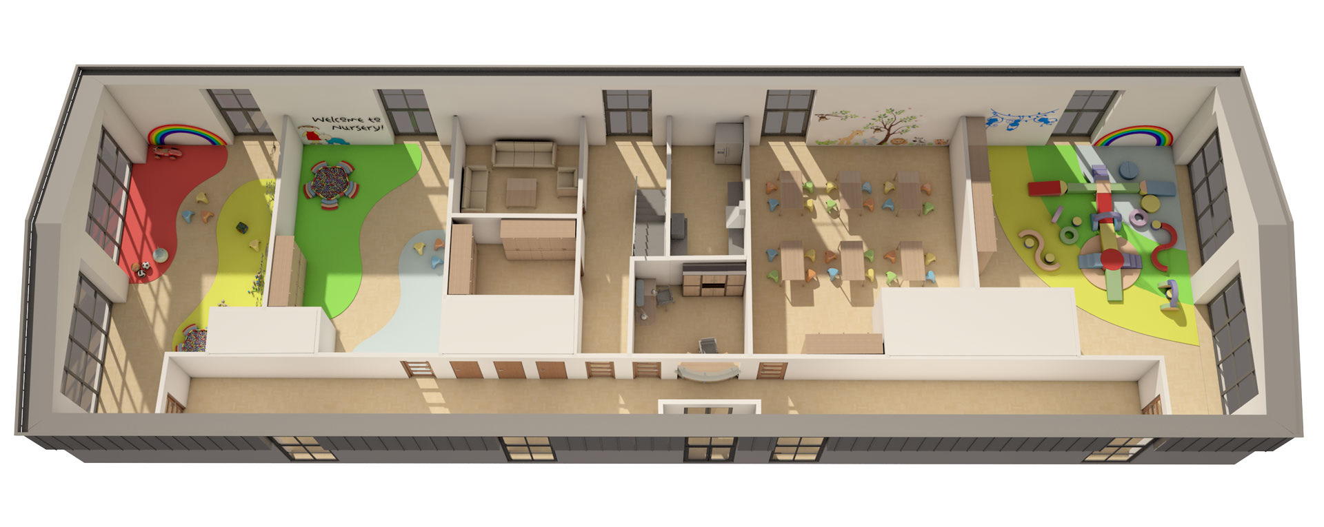 3D Floorplan CGI Imagery Digitail Illustration Interior